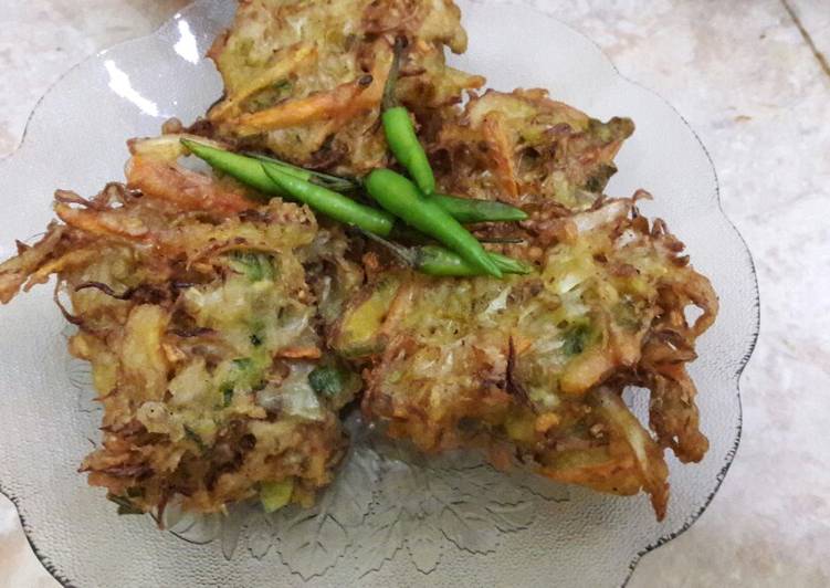 Resep Unik Week 48. Bakwan Sayur / ote ote Praktis Enak