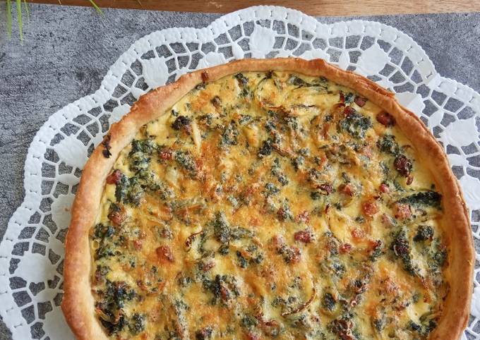 Quiche Bayam Bombay