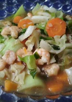 Foto resep Capcay udang