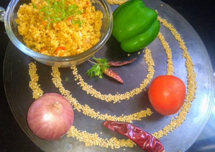 Recipe of Favorite Veggie daliya upma