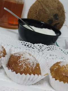 Foto principal de Pastelitos de coco sin leche, ni huevo