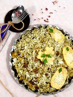 عکسی از دستور پلو شوید،سیب زمینی 😋