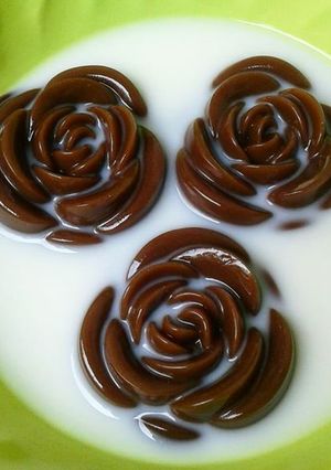 Foto resep Puding Coklat Kuah Susu