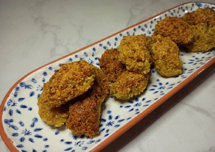Croquetas de garbanzos, estilo falafel