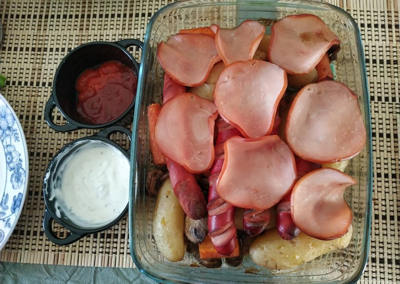 Potato Carrot Sosis Panggang Oven