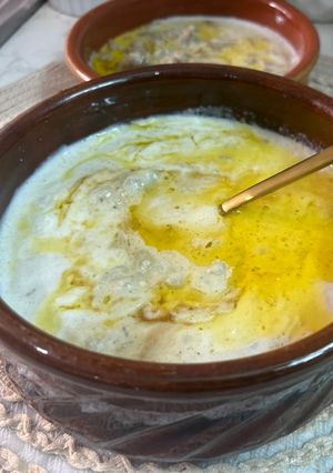 صورة لوصفة ثريث الدخن بالحليب "المفالت"