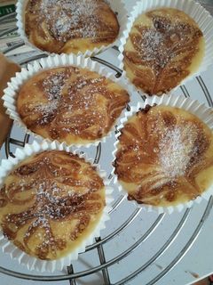 Una foto de Muffins de queso y caramelo de vainilla Sin Gluten