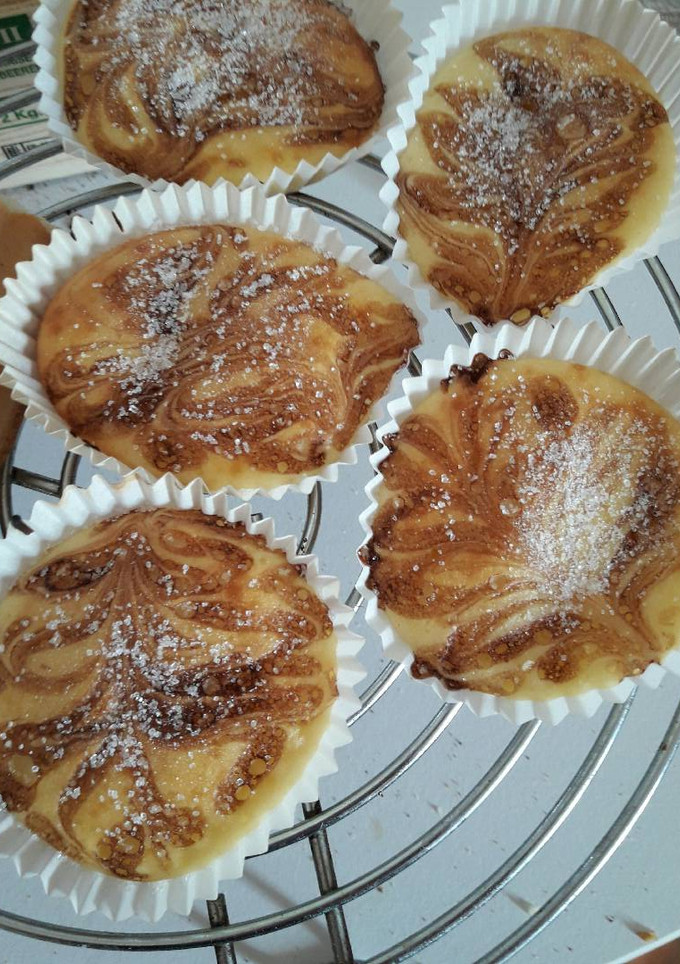 Una foto de Muffins de queso y caramelo de vainilla Sin Gluten