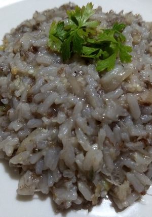 Una foto de Risotto de pescado