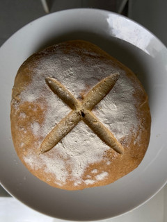 Una foto de Pan de campo