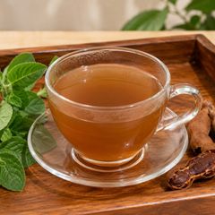 A picture of Scent Leaf and Tamarind Tea.