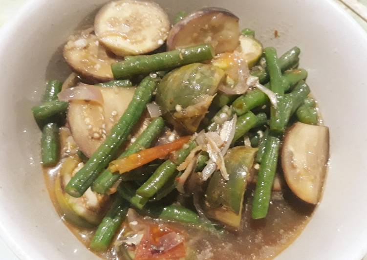Terong Kacang Panjang Teri Pedeess