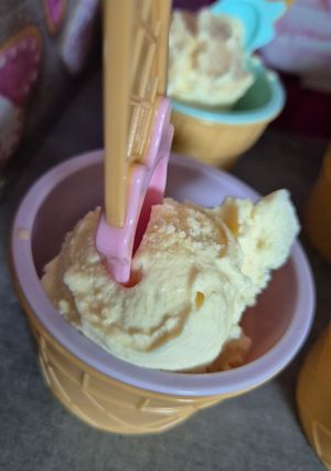 Une photo de Crème Glacée aux Kinders Bueno au Ninja Swirl 😃