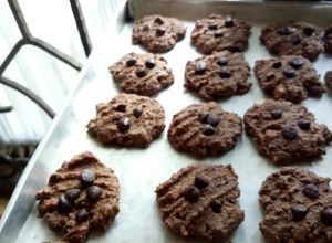 Foto resep Crunchy Oat choco healthy cookies (full tepung gandum)