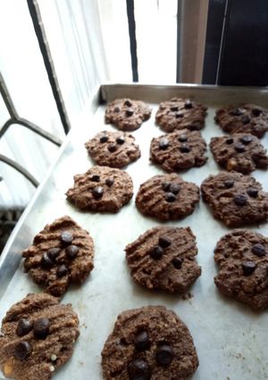 Foto resep Crunchy Oat choco healthy cookies (full tepung gandum)