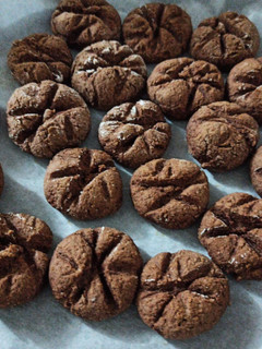 Foto di Biscotti morbidi cocco e cacao