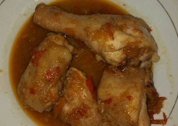 Langkah Mudah untuk mengolah Ayam bumbu rujak Anti Gagal