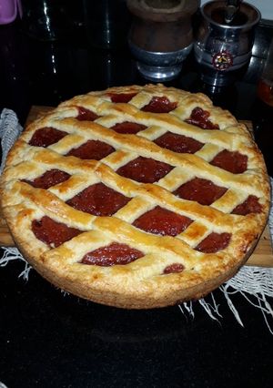Una foto de Pasta frola de membrillo