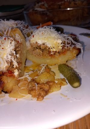 Töltött burgonya recept fotója