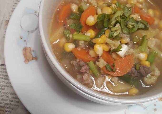 #19 Sop Sayur Daging Sapi Sederhana