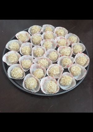 صورة لوصفة كرات جوز الهند