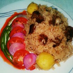 Simple pilau recipe A picture of Simple pilau recipe.