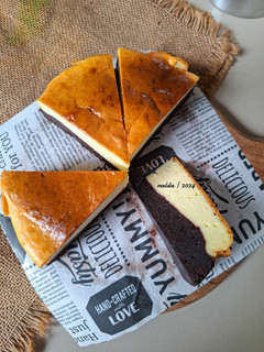 Foto resep Brownies Burnt Cheesecake