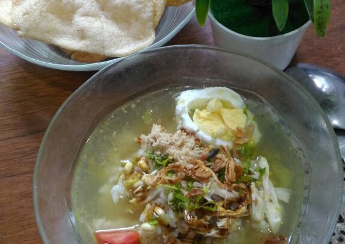 Resep Soto ayam Madura + koya, Bikin Ngiler