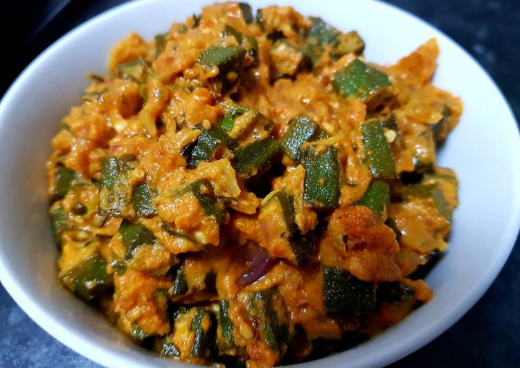 Recipe of Super Quick Homemade Bhindi Bhaji