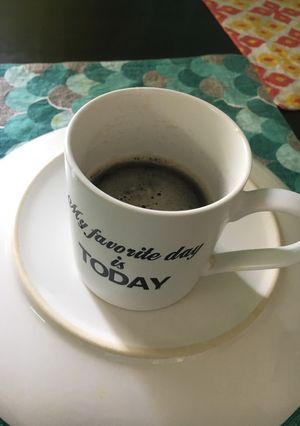 A picture of Americano with Honey.