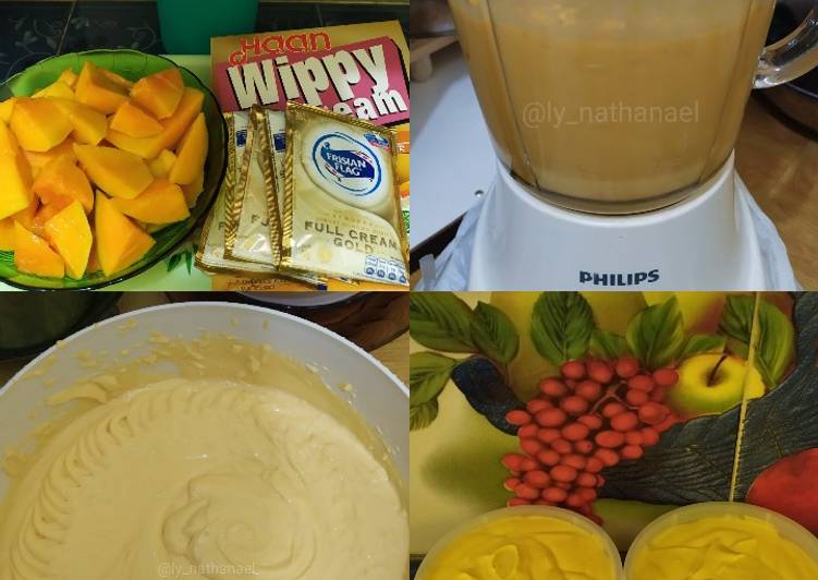Cara Membuat Es Cream Mangga Yummy Gampilnya Kebangetan 🤩 Anti Gagal!