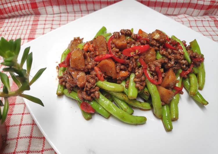 Cara mengolah Tumis Buncis Sapi yang Enak