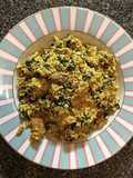 Egusi soup with achi