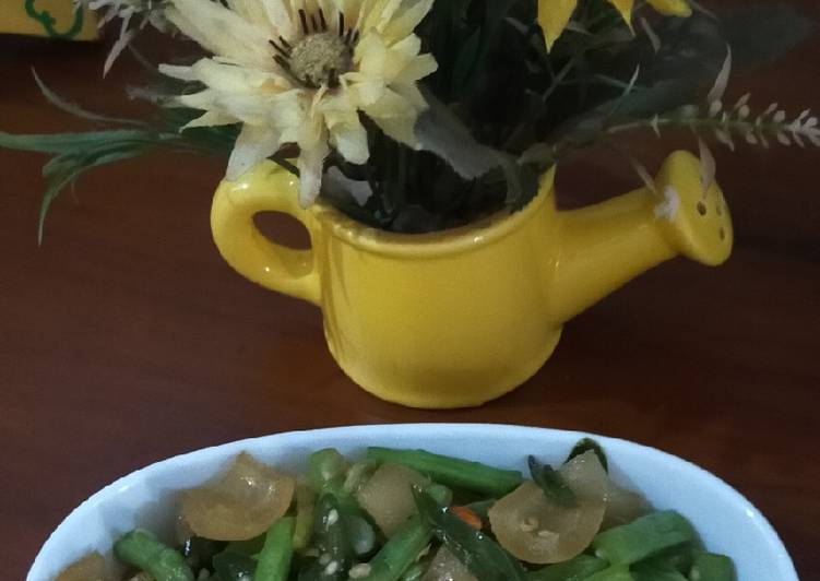 Tumis Buncis Kikil Cabe Hijau
