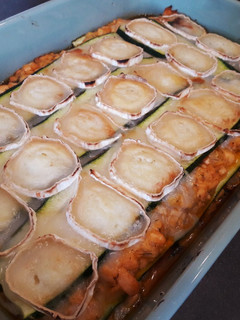 Una foto de Lasagna de calabacín y salmón