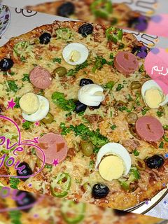 صورة لوصفة بيتزا