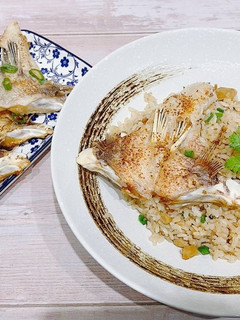 鹽烤魚下巴~氣炸烤箱料理 的食譜成品照片