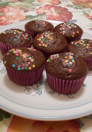 Una foto de Cupcakes de chocolate