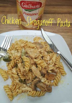Foto resep Chicken Stroganoff Pasta