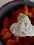 Papaia com Chantilly de Coco