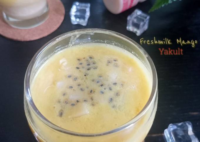Freshmilk Mango Yakult foto resep utama