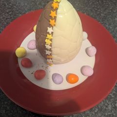 A picture of Chocolate Easter egg 🍫 🥚.