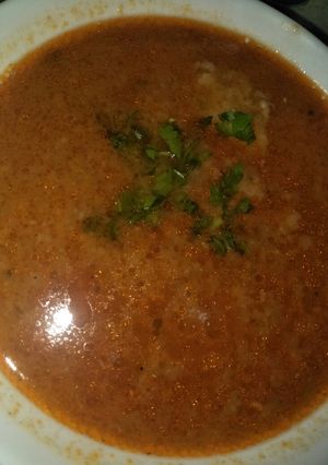 صورة لوصفة شوربة فريك بطبع وطبوعي