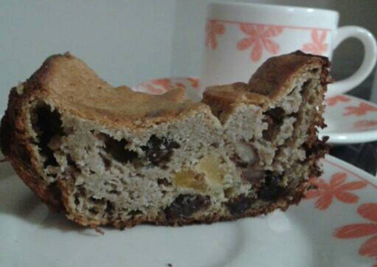 Bolo sem açúcar e sem trigo