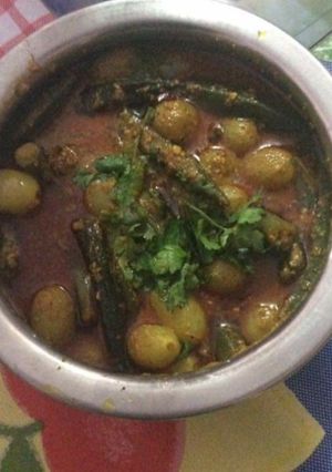 A picture of Angoori Bhindi.
