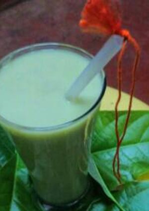 A picture of Butterfruit milk shake.