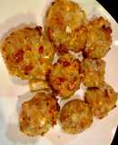 Thịt Xay viên chiên nồi chiên không dầu