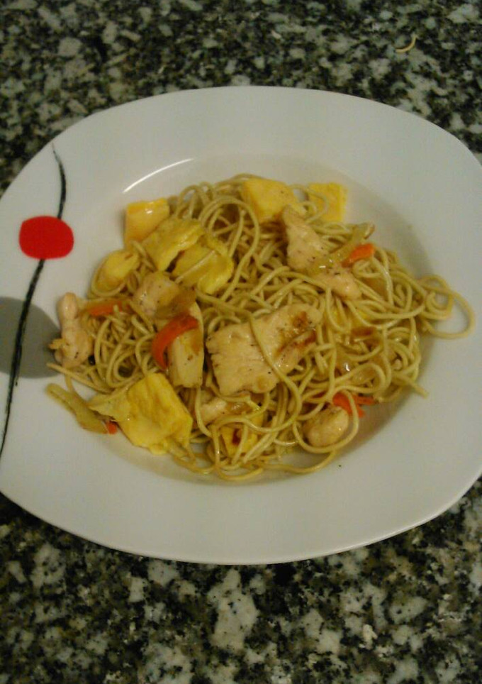 Una foto de Fideos chinos