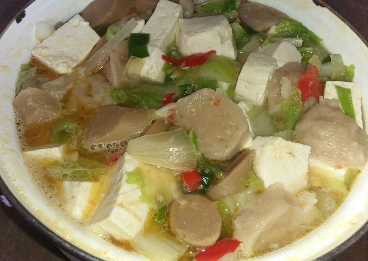 Sup Tahu Kuah Pedas (Sundubu Jjigae)