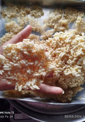 Foto resep Rengginang Terasi Mekar
